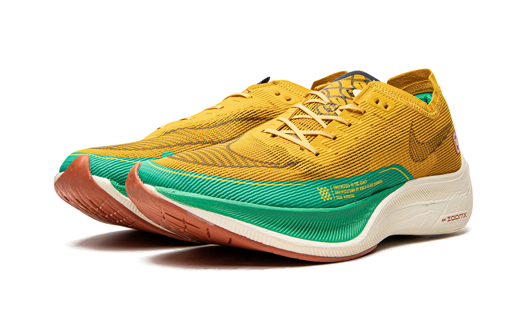 Green ZoomX Vaporfly Next% 2 Dark Sulfur Stadium