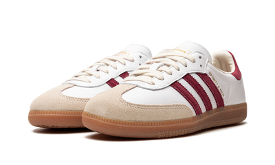 Samba White Sporty & Rich Core Burgundy