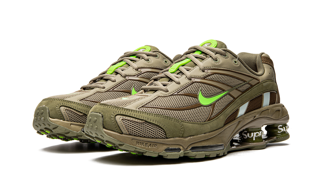Olive Supreme x Shox Ride 2 Neutral