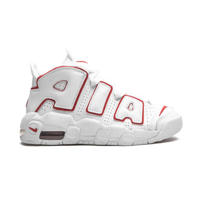 White Air More Uptempo Varsity Red Outline