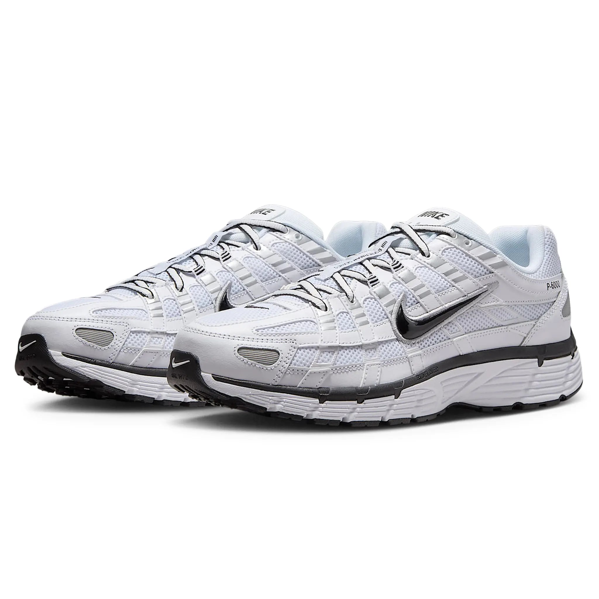 White P-6000 Metallic Silver Black