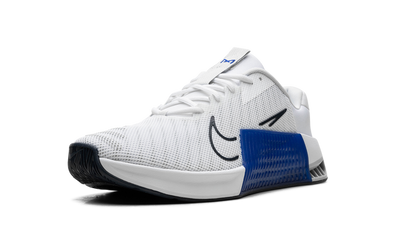 White Metcon 9 Racer Blue