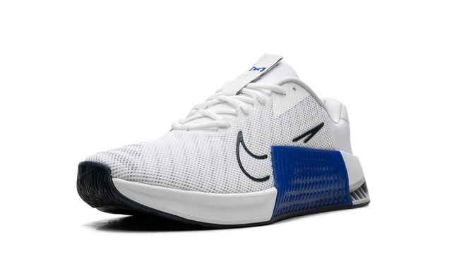 White Metcon 9 Racer Blue