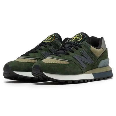 574 Green Stone Island x New Balance Legacy Dark