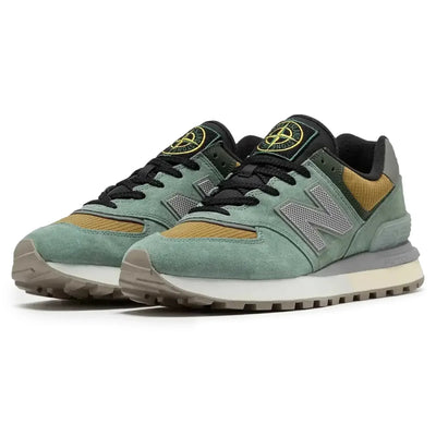 574 Green Stone Island x New Balance Legacy Light