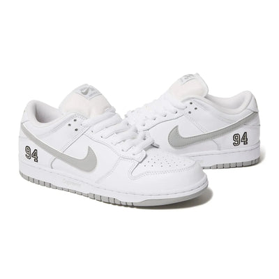 Dunk Low White Supreme x SB
