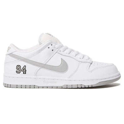 Dunk Low White Supreme x SB
