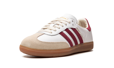 Samba White Sporty & Rich Core Burgundy