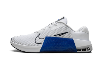White Metcon 9 Racer Blue