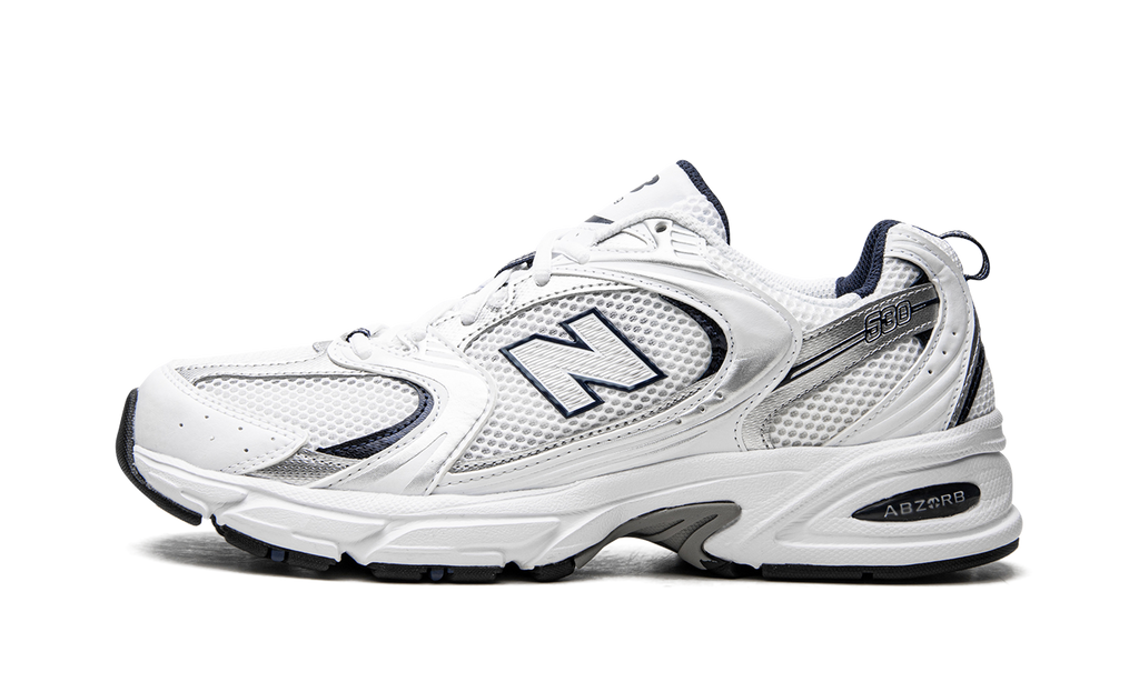 530 White Silver Navy