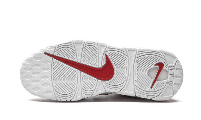 White Air More Uptempo Varsity Red Outline